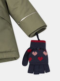 Parka 3 en 1 vert kaki Fille NINUPETTE / 25H2PFE1PAR626