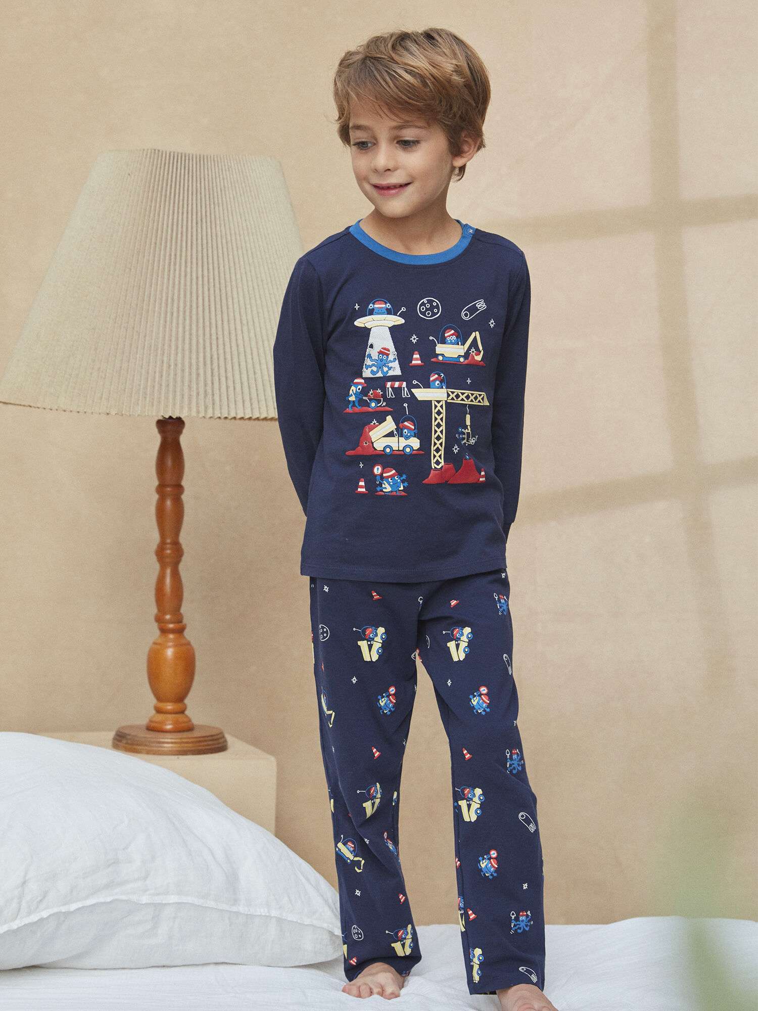 Pyjama Bleu marine Garcon Sergent Major