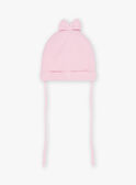 Bonnet rose en tricot avec oreilles 3D FIMADDY / 23E4BF52BON030