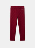 Lot de 2 leggings  rose  et rouge LITABLETTE 1 / 24H2PFB1LGD307