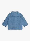 Veste en denim bleu bébé garçon CAOSCAR / 22E1BGJ1GILP272