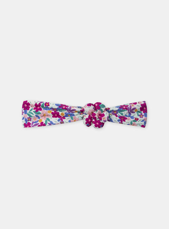 Bandeau cheveux imprimé fleuri Bébé Fille NAAUDREY / 25H4BFJ1BAN002