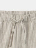Pantalon de costume beige MREXAGE / 25E3PGL1PANA016