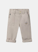 Pantalon en twill retroussable MAGERARD / 25E1BG91PAN007