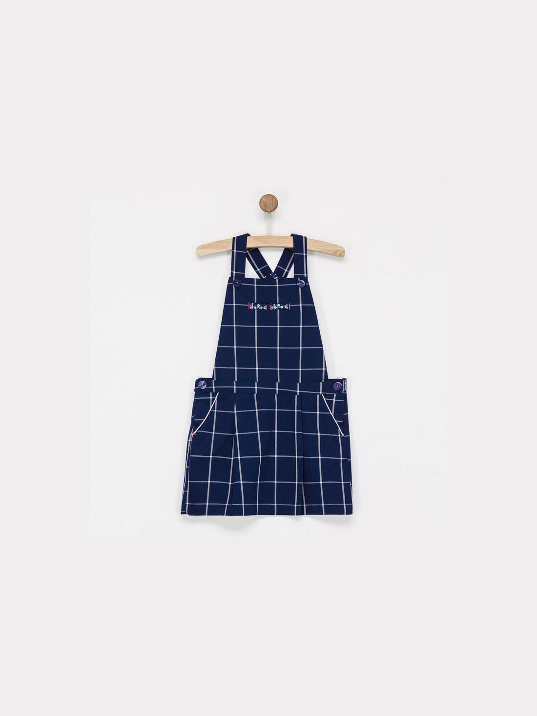Robe chasuble bleu marine sales