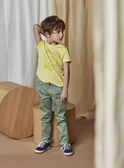 Tee Shirt Manches Courtes Jaune CAZOTAGE1 / 22E3PGF3TMCB104