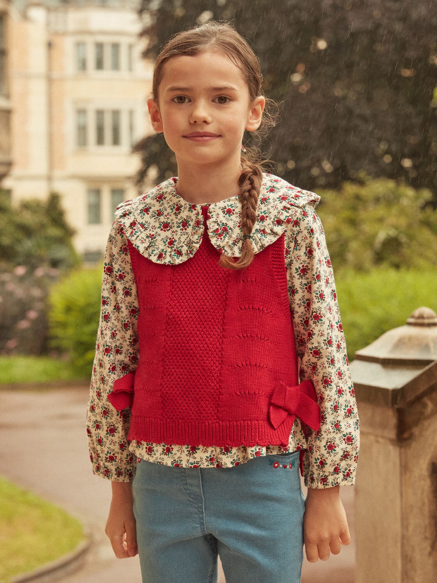 Pull sans manche fille 2025