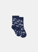 Lot de 3 chaussettes jacquard fleur MADEBORAH / 25E4BF81LC3114