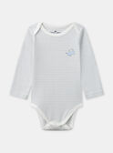 Lot de 3 bodies à rayures, imprimé ou uni Bébé Garçon NEJESSE / 25H5BGC2BDLA002