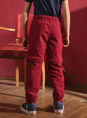 Pantalon Dézipable rouge MOCLAGE / 25E3PGJ1PANF504