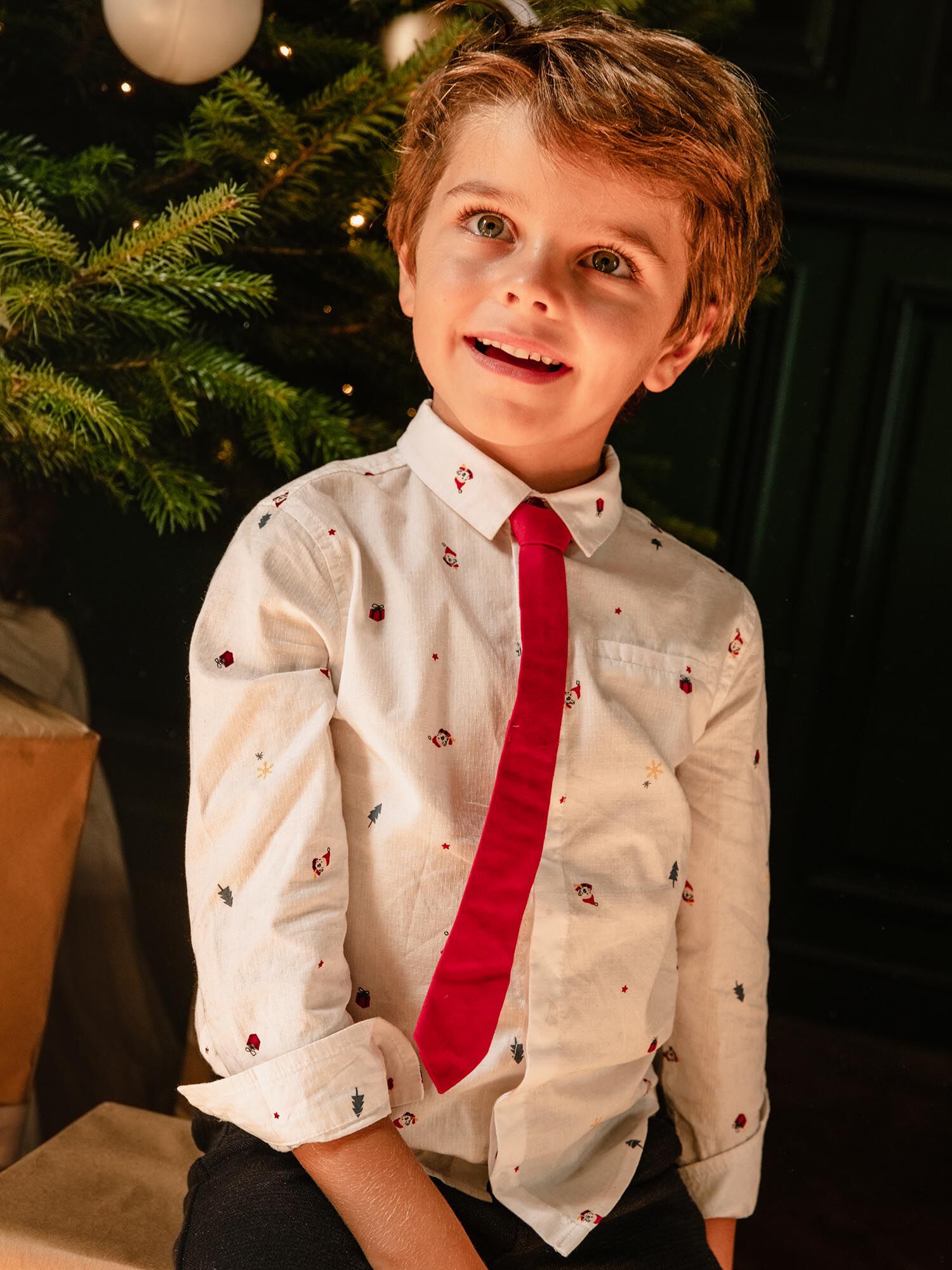 Chemise cravate garçon online