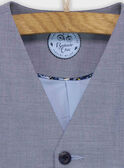 Gilet sans manches bleu gris RISUAGE / 19E3PGF1GSM070