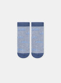Chaussettes bleu à rayures et nuages Bébé Garçon NAKAI / 25H4BGQ1SOQ009