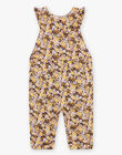 Salopette en twill à imprimé fleuri DACLARISSE / 22H1BFD1SALC214