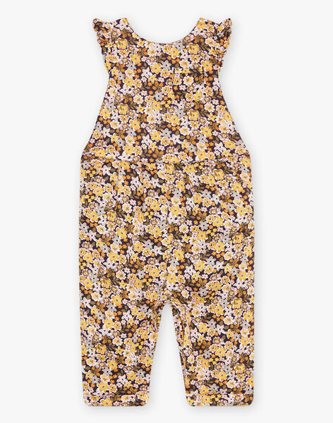 Salopette en twill à imprimé fleuri DACLARISSE / 22H1BFD1SALC214