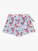 Short de bain écru à imprimé à fleuri FRYSHUETTE / 23E4PFM1SDB001