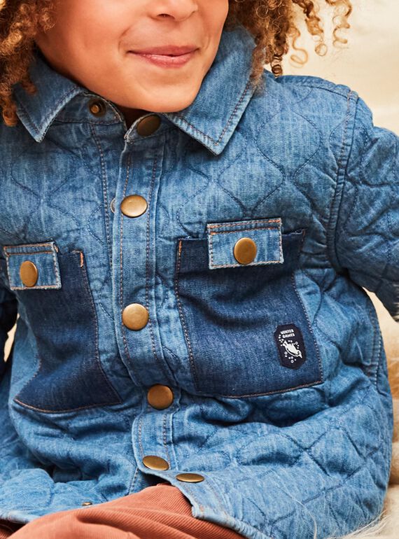 Surchemise matelassée en denim DUQUILTAGE / 22H3PGY1SCHK005