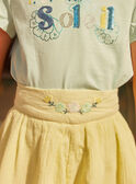 Short Jaune à Broderies Jaune Pâle  KLISHETTE / 24E2PFR1SHO103