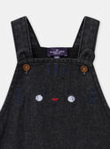 Salopette courte avec visage chat MAJORAN / 25E1BGJ1SACK003