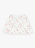 Gilet en tubique écrue avec surpiqures FADINA / 23E1BFB2CAR001
