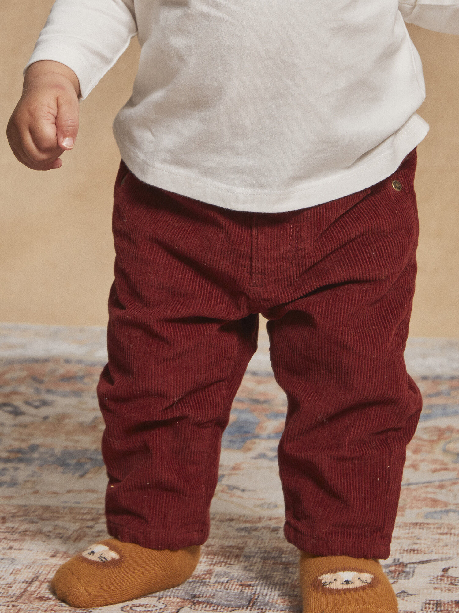 Pantalon hot sale bordeaux garcon