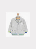 Gilet gris chiné NAXOLIVE / 18E1BGQ1GIL943
