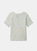 T-shirt écru à fleurs MIXETTE 1 / 25E2PF52TMC001