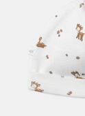 Lot de 2 bonnets de naissance NOEL / 25H0AM21BNA001