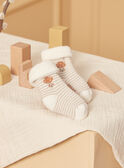 2 paires de chaussettes écrues LOLO / 24H0AM21SOQ001