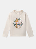 T-shirt  paon et renard LYTIETTE / 24H2PFO2TML632