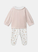 Ensemble naissance en velours NOELINE / 25H0NF21ENS318