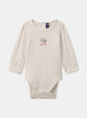 Ensemble body et chasuble fleuri MAIVY / 25E1BF91ENSA001