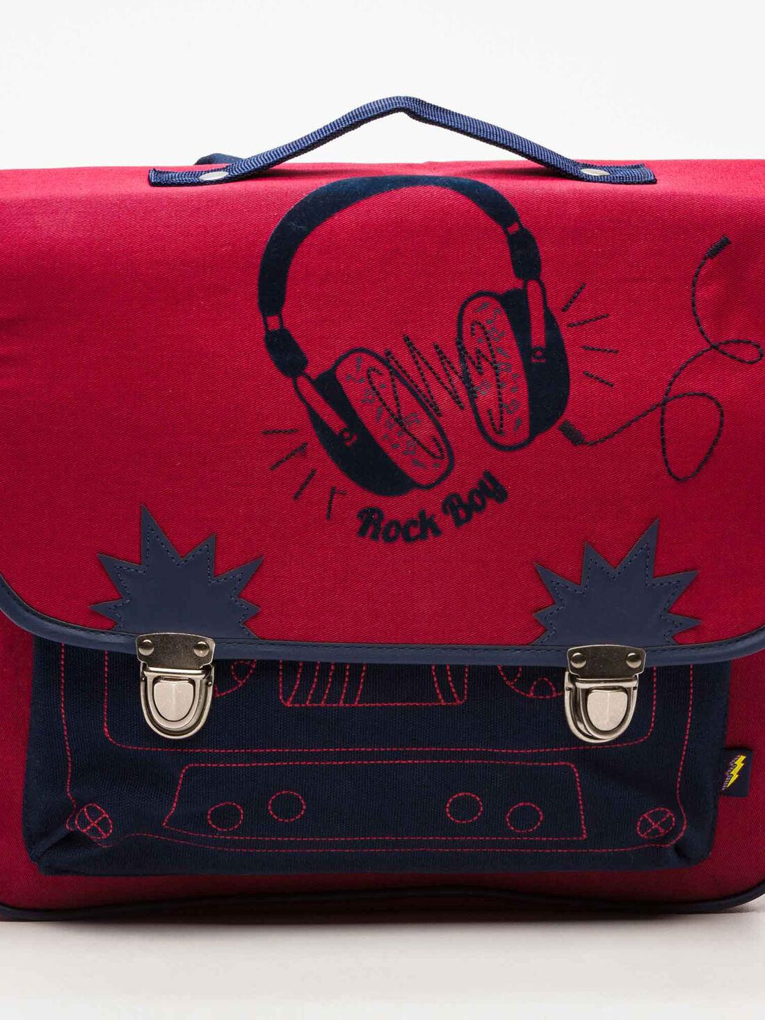 Sac cartable bordeaux