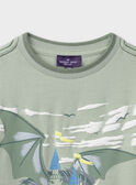 T-shirt Vert Dragon LADTOURAGE / 24H3PGQ2TML629