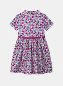 Robe chemise imprimé fleuri avec ceinture Fille NACHEMETTE / 25H2PFJ1ROB002