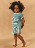 Ensemble tshirt et short rayé MIZACK / 25E1BGS1ENS202