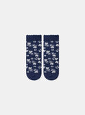 Lot de 3 chaussettes jacquard fleur MADEBORAH / 25E4BF81LC3114
