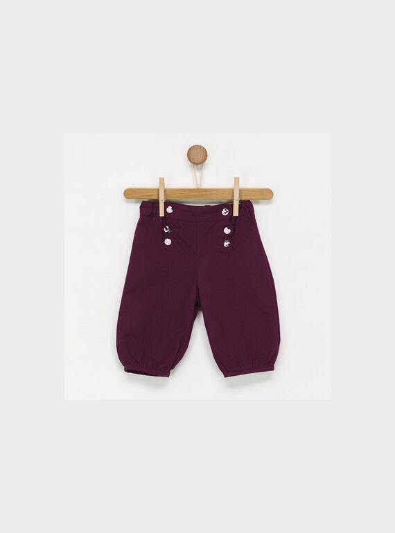 Pantalon violet PALOLA / 18H1BFH1PAN511
