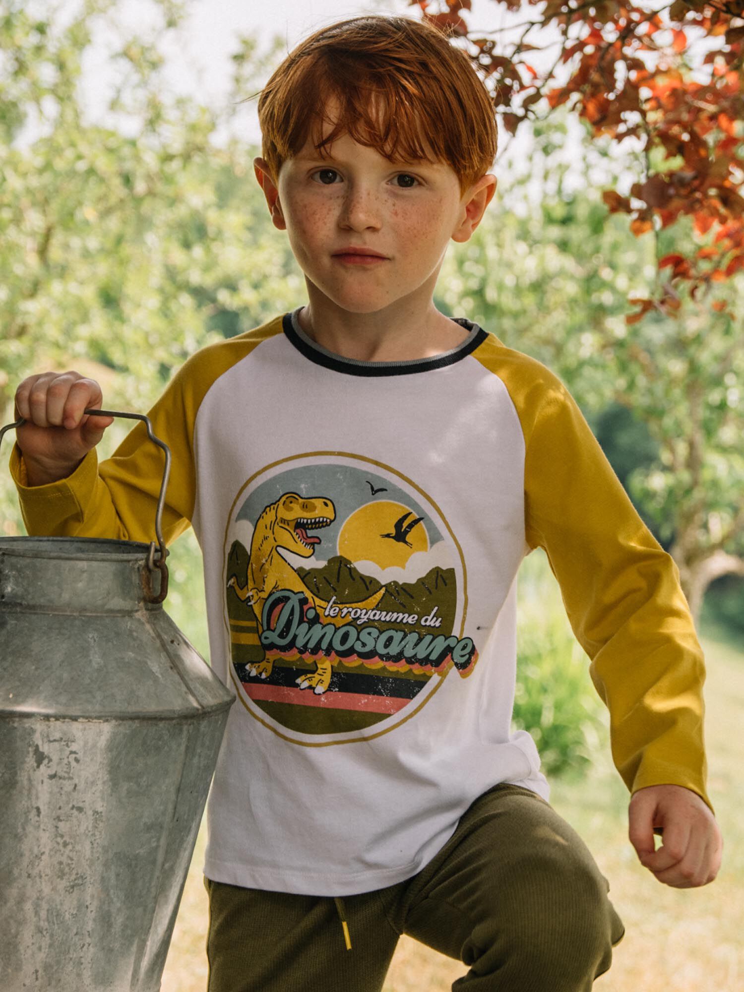 T shirt motif dinosaure