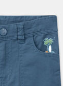 Pantalon Bleu marine KROCHERAGE / 24E3PGE2PAN714