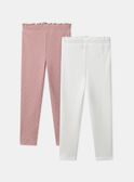 Lot de 2 leggings MIXDUETTE / 25E2PF51LG001