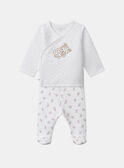Pyjama deux pièces en tubique MONTAN / 25E0NM13ENS000