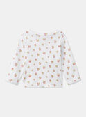 Ensemble de naissance en maille ajourée haut + pantalon + bonnet MORANE / 25E0NF15ENS000