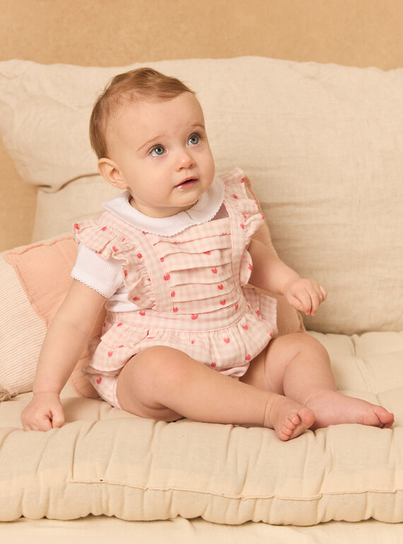 Ensemble body et barbotteuse en gaze de coton MOISETTE / 25E0CFI2ENS312