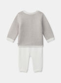 Ensemble de naissance pantalon et gilet NOEVAN / 25H0CM21ENSI814