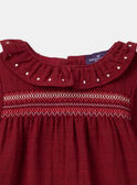 Blouse avec smocks LAPRIA / 24H1BFR1CHEF506
