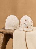 Lot de 2 bonnets de naissance NOEL / 25H0AM21BNA001