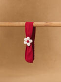 Bandeau rouge avec fleur 3D  MALOLA / 25E4BFJ1BAN001