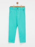 Pantalon turquoise NYFANOLAGE / 18E3PG11PAN630