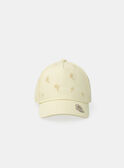 Casquette jaune brodée palmiers  MLACAPAGE / 25E4PGK1CHA104